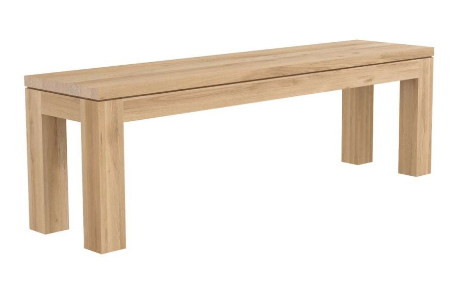 Modern Living * | Ethnicraft Straight Oak Bench