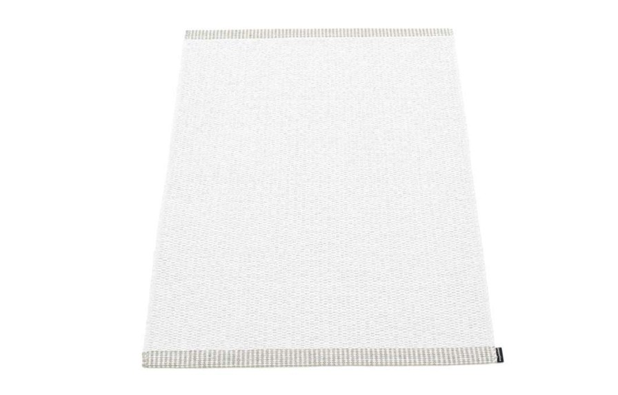 Modern Outdoor * | Pappelina Mono White Rug Rugs