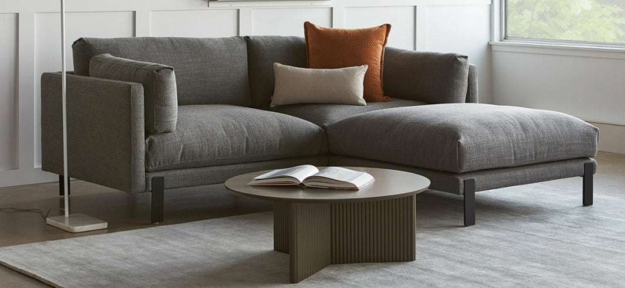 Modern Living * | Gus Silverlake Ottoman Sectionals