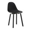 Modern Dining * | Toou Ta Side Chair Yi Black Oak Base Modern Dining