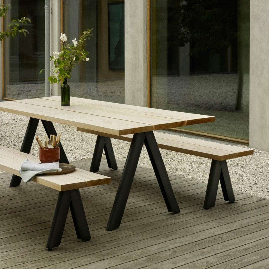 Modern Outdoor * | Skagerak Denmark Overlap Rectangle Table Dining