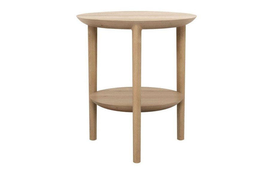 Modern Living * | Ethnicraft Accent Tables Bok Oak Side Table