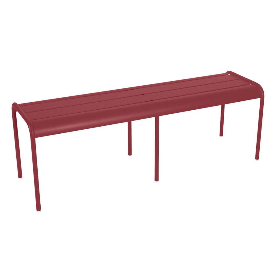 Modern Outdoor * | Fermob Luxembourg 3 Seater Bench W/O Back Dining