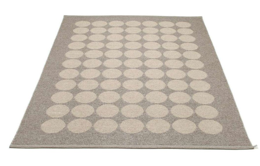 Modern Outdoor * | Pappelina Hugo Metallic Mud & Mud Rug Rugs