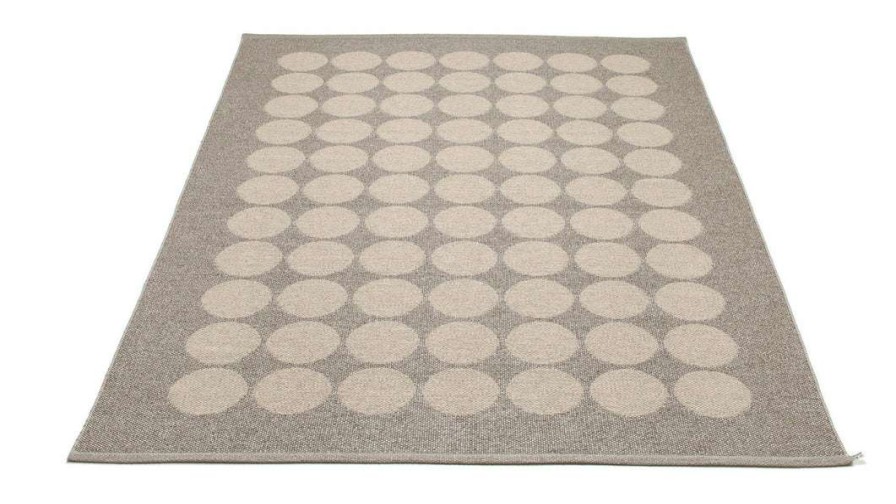 Modern Outdoor * | Pappelina Hugo Metallic Mud & Mud Rug Rugs