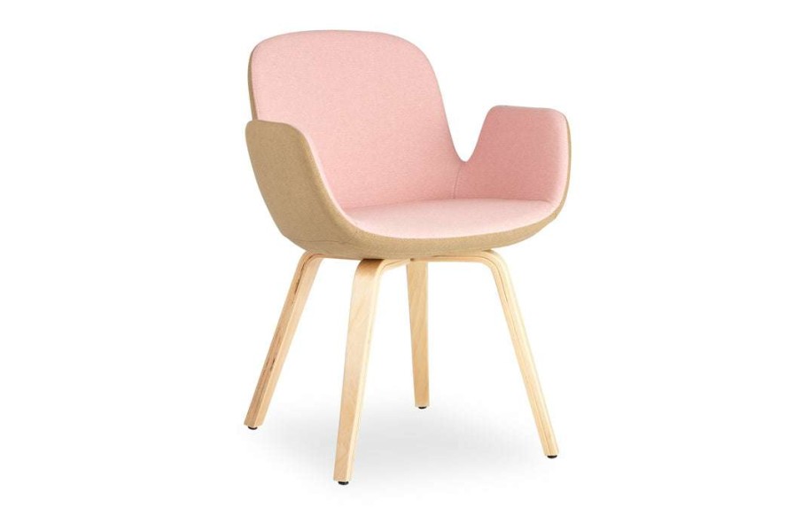 Modern Living * | B&T Daisy Natural Plywood Chair Modern Living