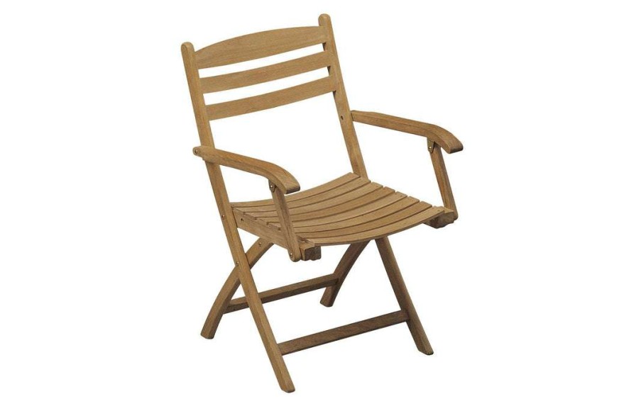 Modern Outdoor * | Skagerak Denmark Selandia Teak Armchair Dining