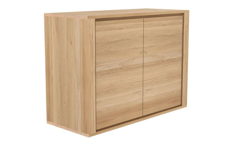 Modern Dining * | Ethnicraft Modern Dining Shadow Oak Sideboard