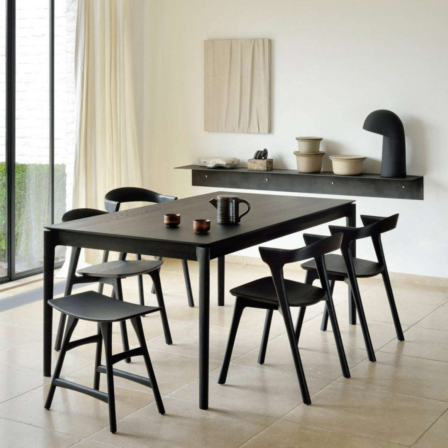 Modern Dining * | Ethnicraft Oak Bok Extendable Dining Table