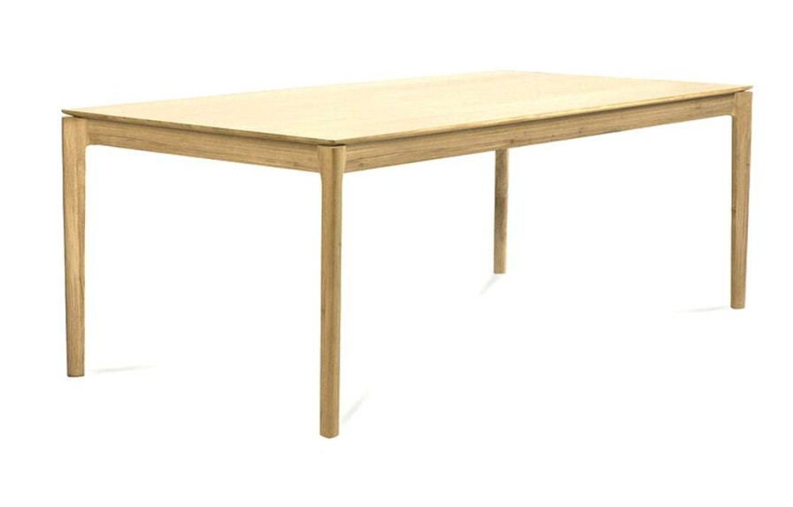 Modern Dining * | Ethnicraft Oak Bok Extendable Dining Table