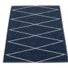 Modern Outdoor * | Pappelina Rugs Max Dark Blue Runner Rug