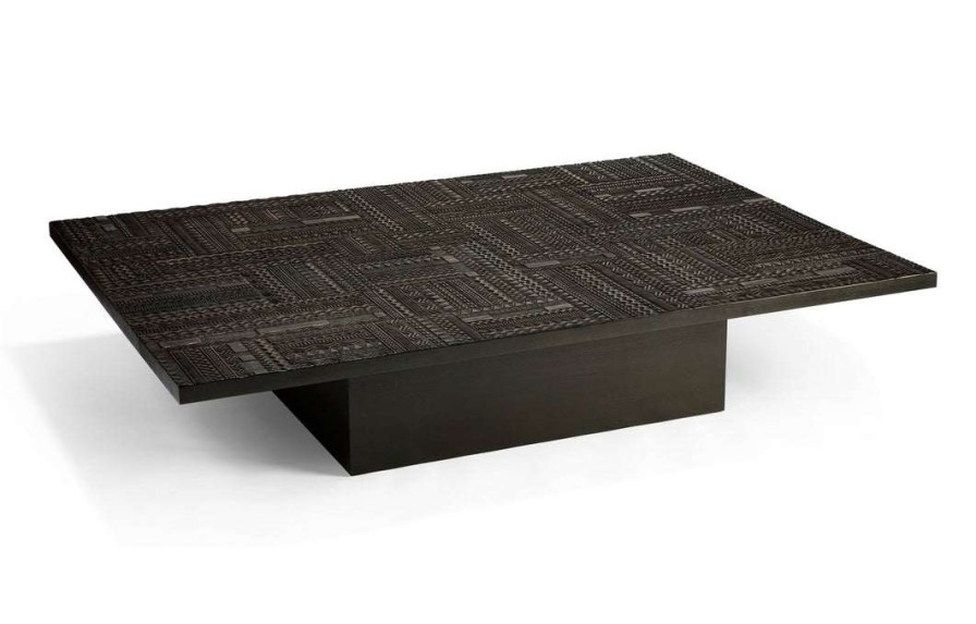 Modern Living * | Ethnicraft Accent Tables Teak Tabwa Blok Coffee Table