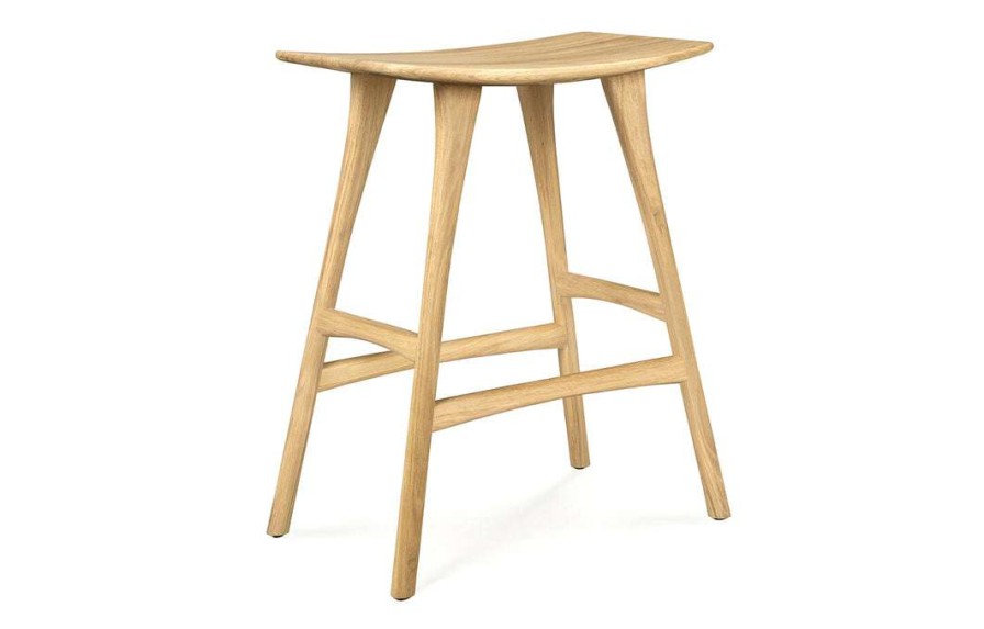 Modern Living * | Ethnicraft Osso Counter/Bar Stool