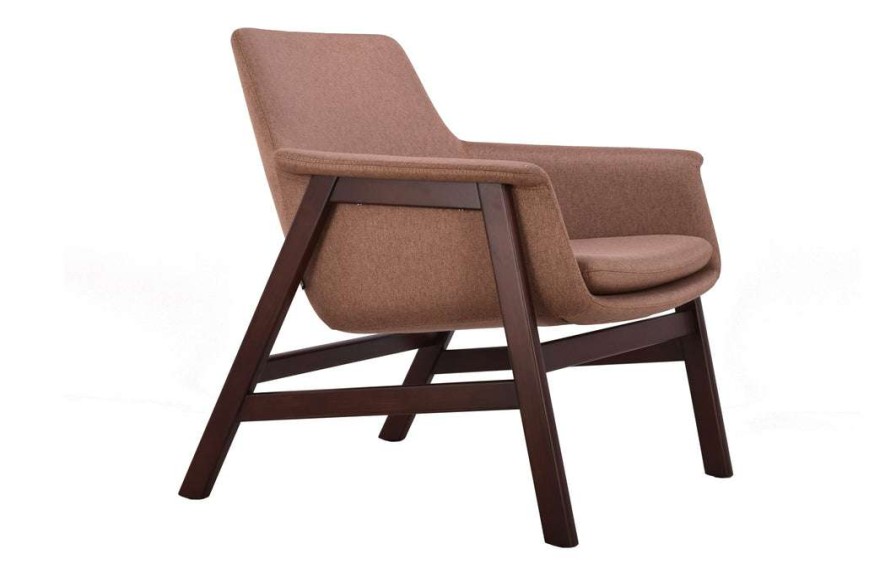 Modern Living * | B&T To Be Wood Lounge Chair