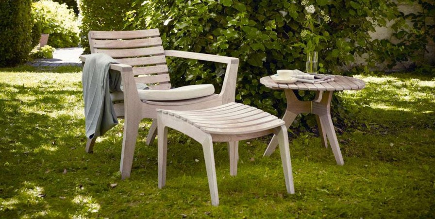 Modern Outdoor * | Skagerak Denmark Regatta Lounge Stool