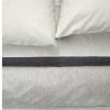 Modern Bedroom * | Area Jewel Grey Cotton Sateen Duvet Cover