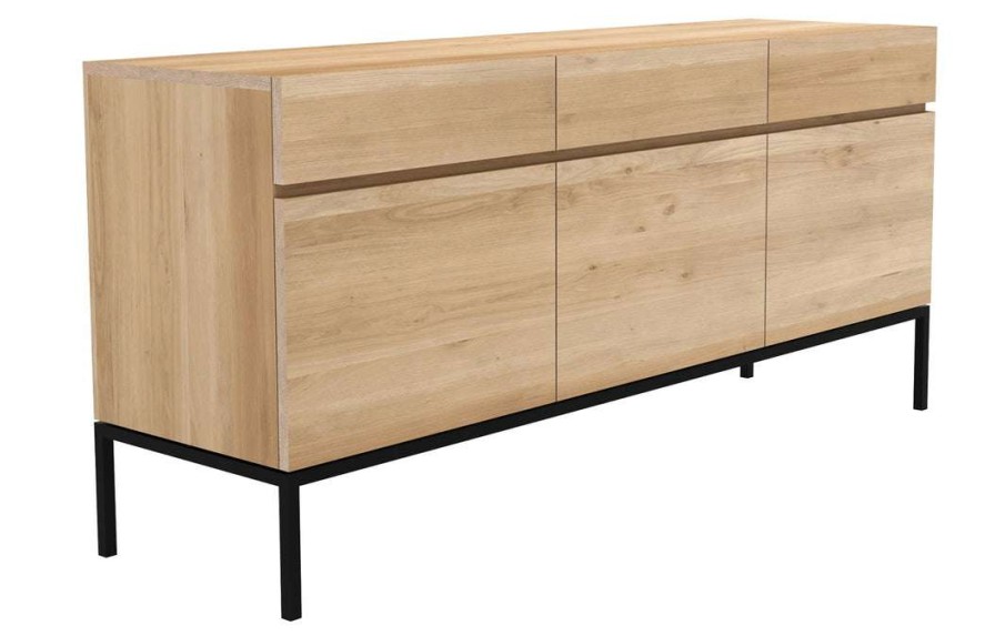 Modern Dining * | Ethnicraft Ligna Black Frame Sideboard