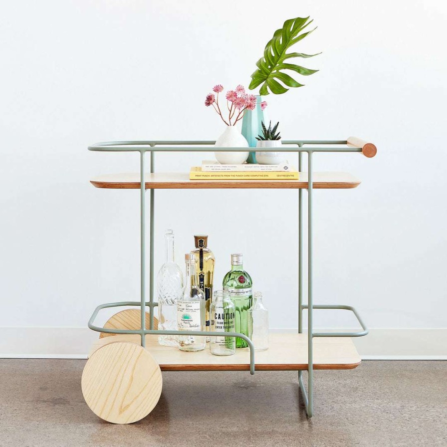 Modern Living * | Gus Arcade Bar Cart Accent Tables