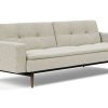 Modern Living * | Innovation Dublexo Styletto Dark Wood Sofa Bed With Arms Modern Living