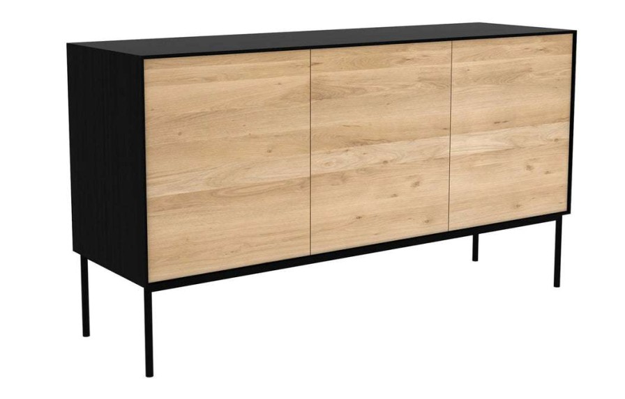 Modern Dining * | Ethnicraft Modern Dining Blackbird Oak Sideboard