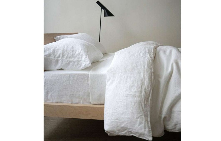 Modern Bedroom * | Area Simone White Flat Sheet