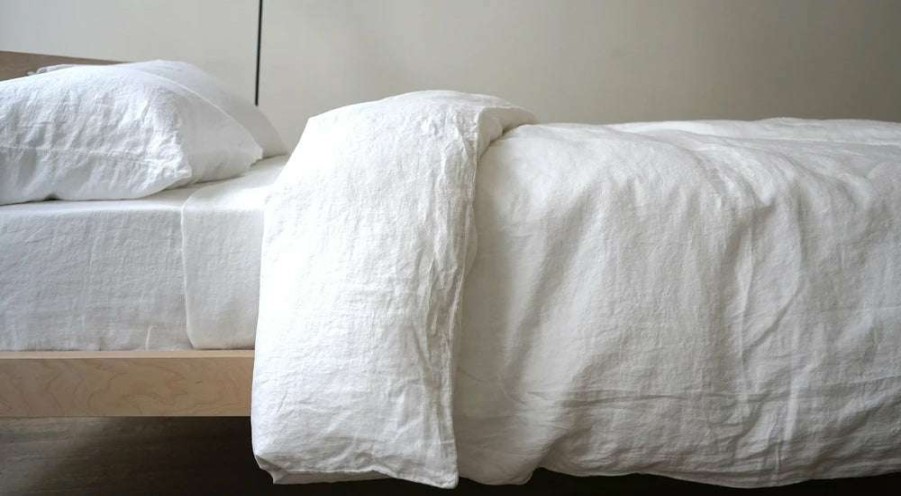 Modern Bedroom * | Area Simone White Flat Sheet