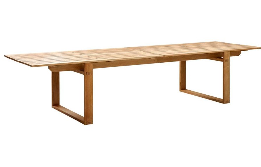 Modern Outdoor * | Cane-Line Endless Rectangle Dining Table In Solid Teak/131 X39