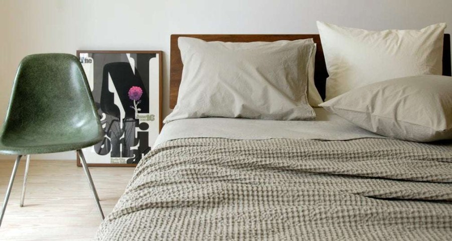 Modern Bedroom * | Area Anton Khaki Cotton Fitted Sheet Modern Bedroom