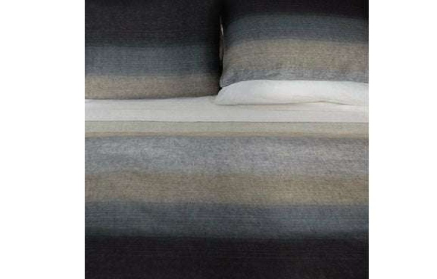 Modern Bedroom * | Area Ines Grey Linen Pillowcase (Pair)