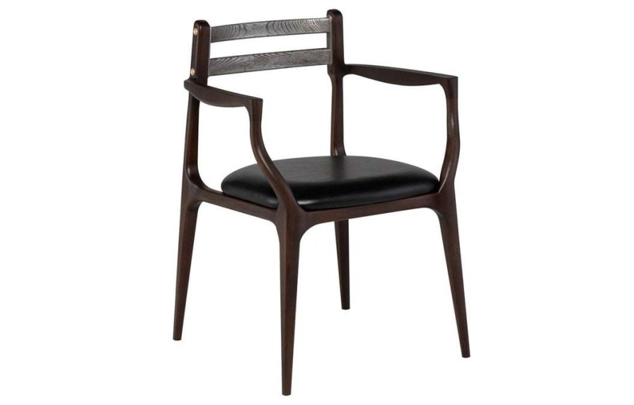 Modern Living * | Nuevo Assembly Dining Arm Chair Entryway Benches