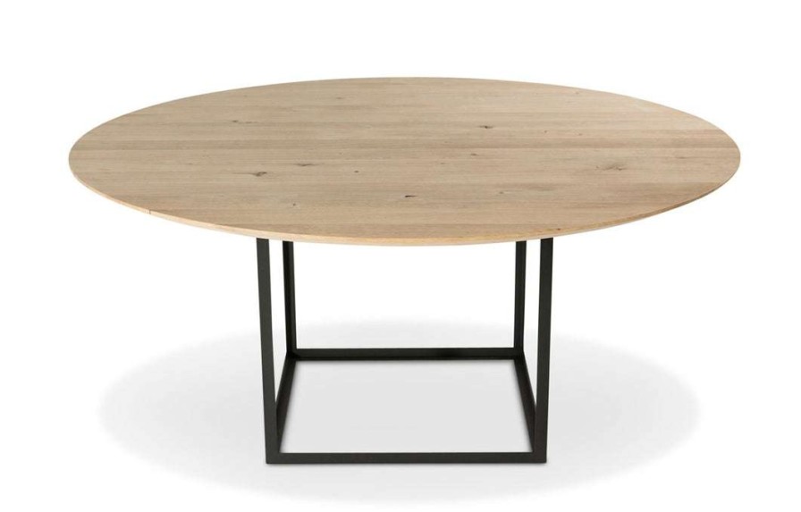 Modern Dining * | Dk3 Modern Dining Jewel Table Round / Max. 2 Extension Leaf