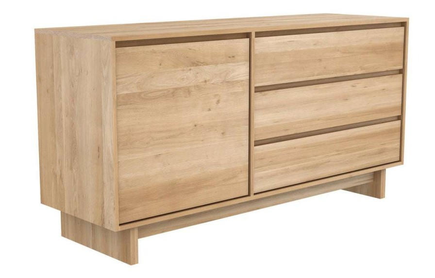 Modern Dining * | Ethnicraft Wave Oak Sideboard