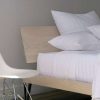 Modern Bedroom * | Area Perla White Pillow Cases (Pair)