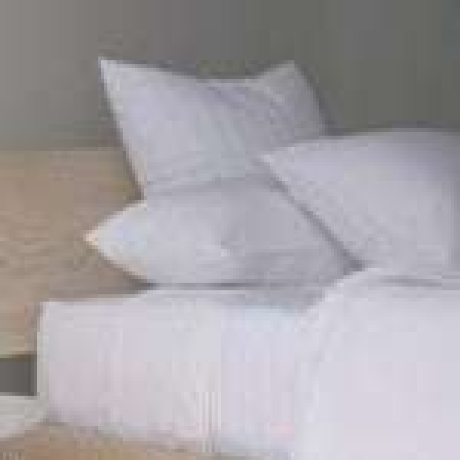 Modern Bedroom * | Area Perla White Pillow Cases (Pair)