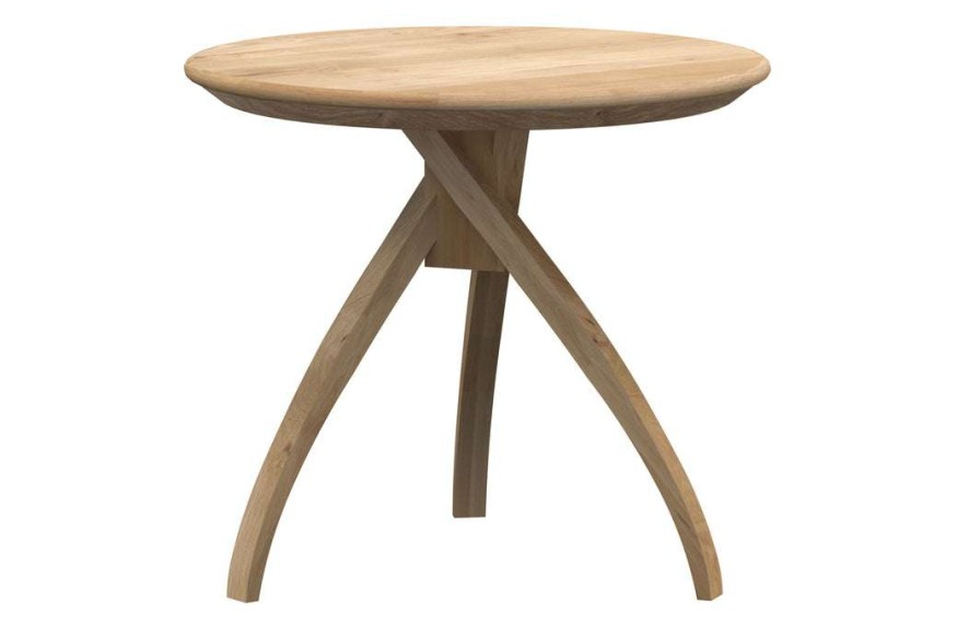 Modern Living * | Ethnicraft Accent Tables Twist Oak Side Table