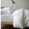 Modern Bedroom * | Area Simone White Pillow Cases (Pair) Bedding