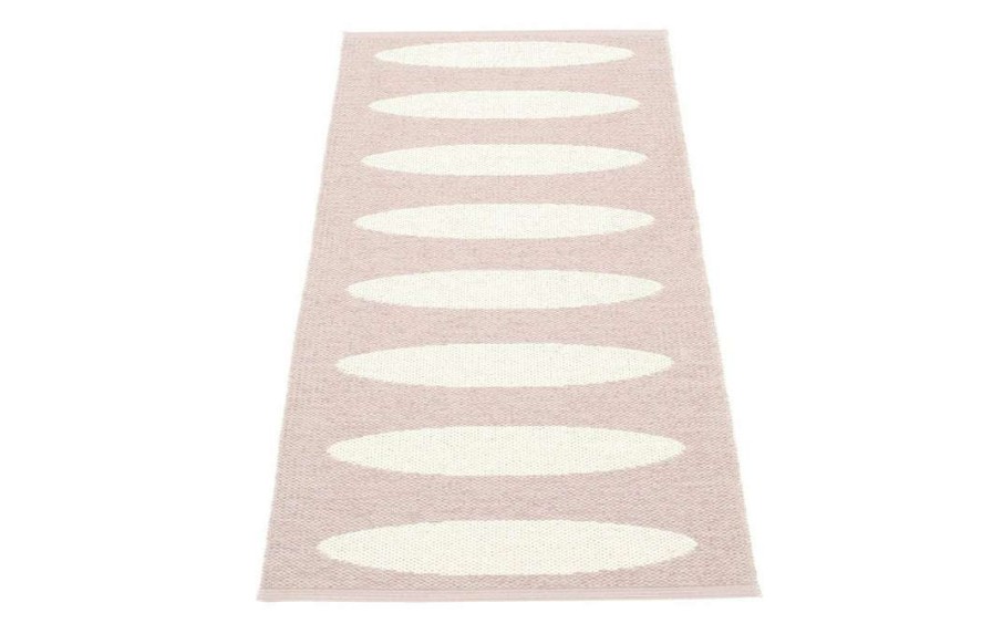 Modern Outdoor * | Pappelina Ella Pale Rose & Vanilla Runner Rug