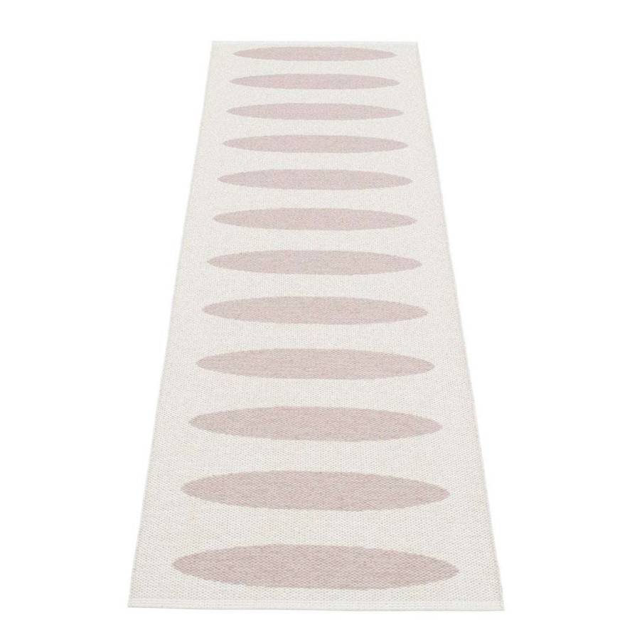 Modern Outdoor * | Pappelina Ella Pale Rose & Vanilla Runner Rug