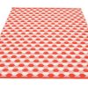 Modern Outdoor * | Pappelina Dana Coral Red & Piglet & Vanilla Rug