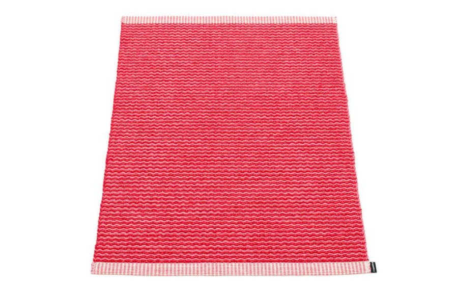 Modern Outdoor * | Pappelina Mono Cherry & Pink Rug Rugs