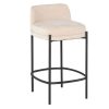 Modern Living * | Nuevo Inna Counter Stool With Back Entryway Benches