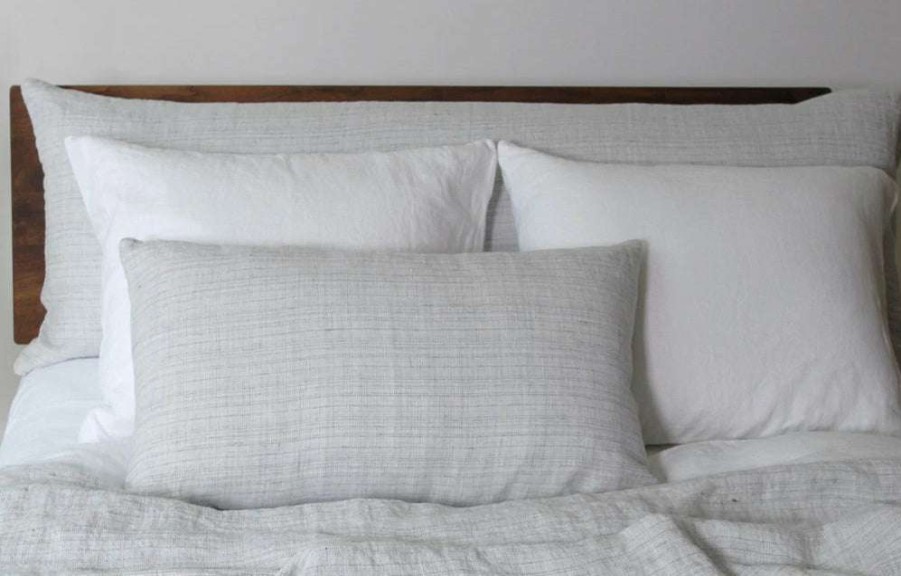 Modern Bedroom * | Area Ellen Grey Pillow Case Bedding