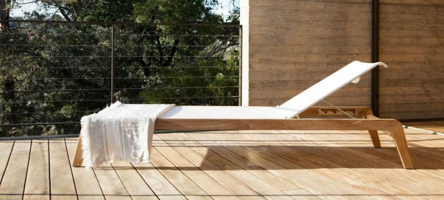 Modern Outdoor * | Harbour Outdoor Pacific Stackable Sunlounger Sunloungers & Daybeds