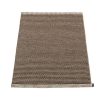 Modern Outdoor * | Pappelina Mono Dark Brown & Dark Linen Rug