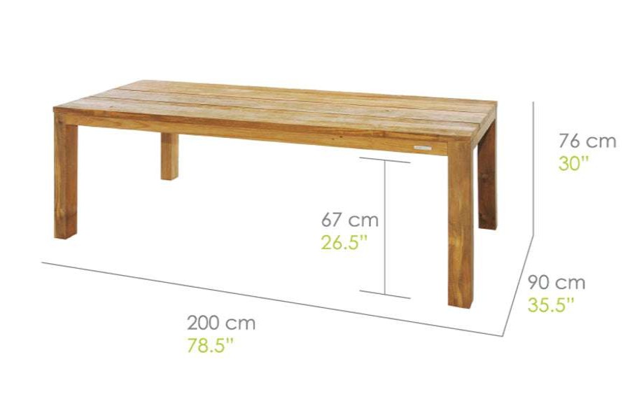 Modern Outdoor * | Mamagreen Vigo Dining Table