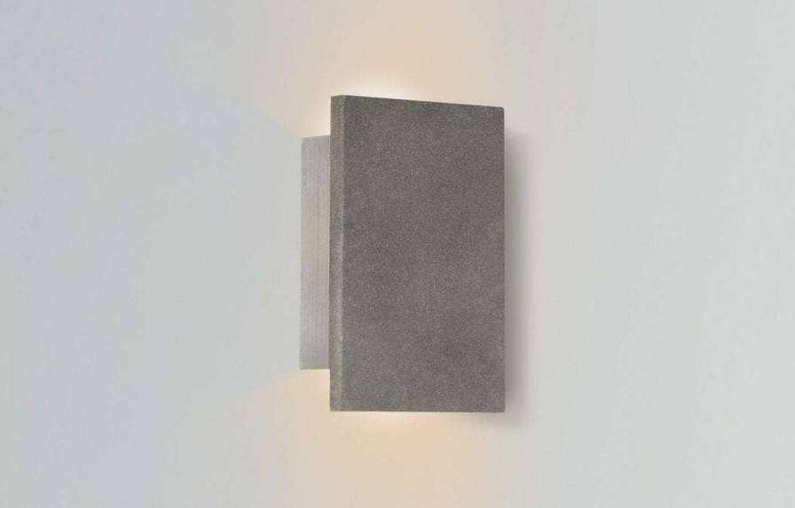 Other * | Cerno Tersus Outdoor Led Sconce-Black Concrete