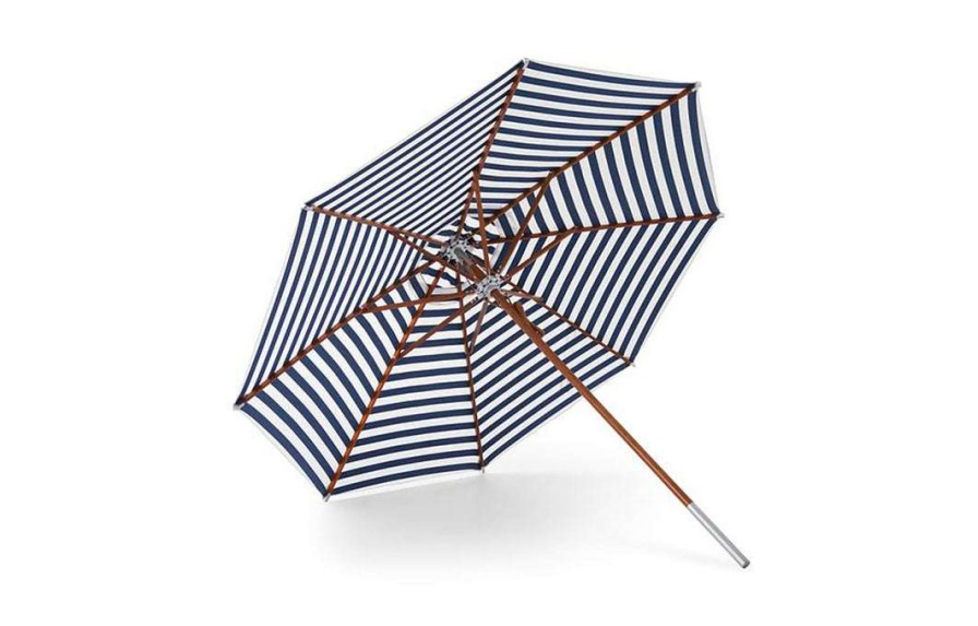 Modern Outdoor * | Skagerak Denmark Umbrellas & Sunshades Atlantis Stripes Outdoor Umbrella O330