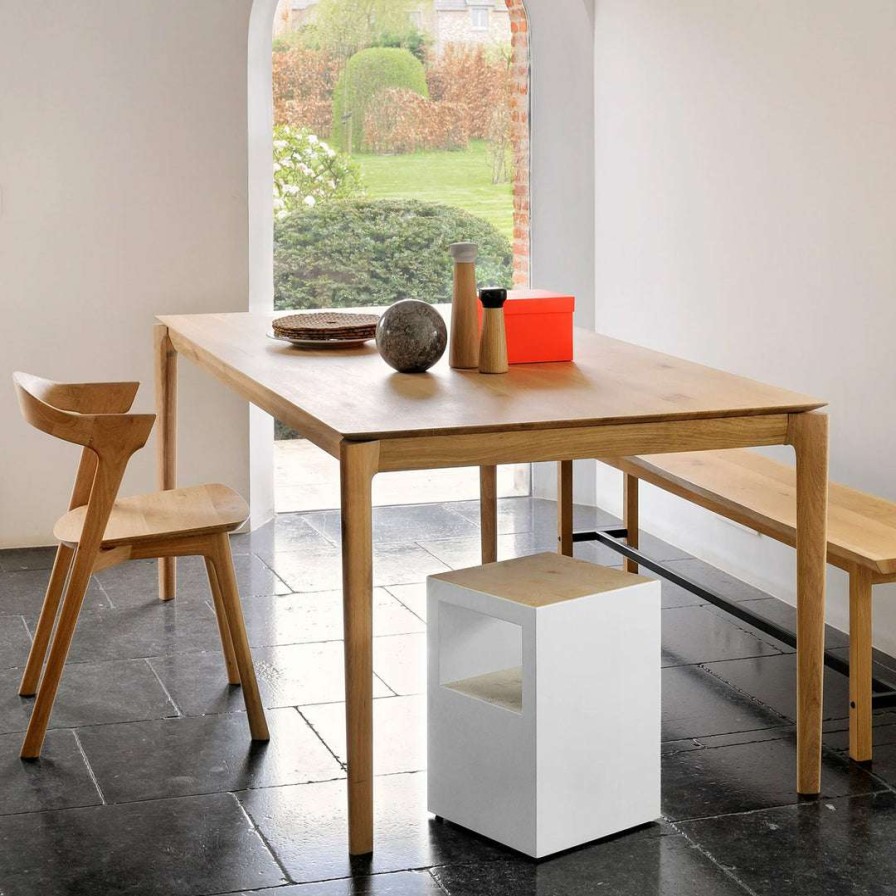 Modern Dining * | Ethnicraft Modern Dining Oak Bok Dining Table