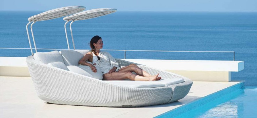 Modern Outdoor * | Cane-Line Sunloungers & Daybeds Savannah Daybed Left Module