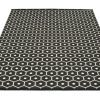 Modern Outdoor * | Pappelina Honey Black & Vanilla Rug Rugs